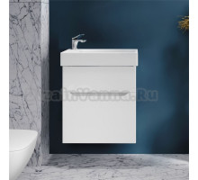 Тумба под раковину без столешницы Raval Brik 55, подвесная, белая