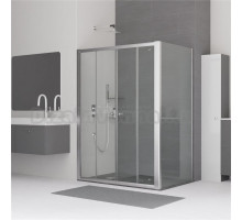 Душевой уголок RGW Classic CL-10+90 см (126-131)x90x185 профиль хром, стекло прозрачное