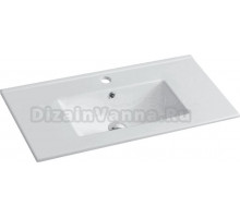 Мебельная раковина Vincea VBS-13980S1 81 накладная, белая, прямоугольная, фарфор