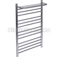 Полотенцесушитель водяной Maroni ПСС Богема ПСС-30-09 н 95x55 см, глянцевый хром, лесенка, с полкой