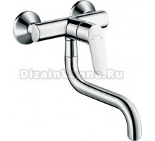 Комплект  Смеситель для кухни Hansgrohe Focus 31825000 + Фартук для кухни Hansgrohe черный