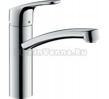 Комплект  Смеситель для кухни Hansgrohe Focus M41 31804000 хром + Фартук для кухни Hansgrohe черный