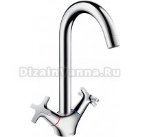 Комплект Смеситель Hansgrohe Logis Classic + Фартук, черный