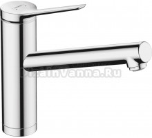 Комплект Смеситель Hansgrohe Zesis M33 74805000, для установки перед окном, хром + Фартук, черный