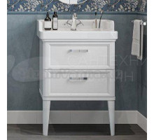 Тумба под раковину без столешницы KERAMA MARAZZI Pompei M 60 белая, с 2 ящиками