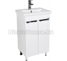 Тумба с раковиной VIANT Лима 60 напольная, с дверцами