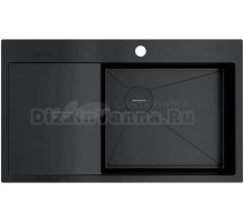 Мойка кухонная Omoikiri Akisame 86-GB-R графит