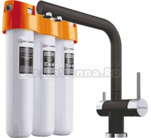 Комплект Смеситель Omoikiri Nagano DC, темный шоколад + Фильтр Pure Drop Lite