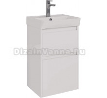 Тумба под раковину без столешницы Lemark Combi 45 белая глянцевая
