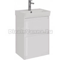 Тумба под раковину без столешницы Lemark Combi 50 белая глянцевая