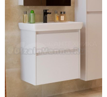 Тумба под раковину без столешницы Lemark Combi 60 белая глянцевая