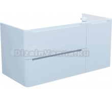 Тумба под раковину без столешницы IDDIS Edifice 100 подвесная, голубая