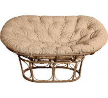 Садовое кресло BiGarden Mamasan бамбук, подушка бежевая