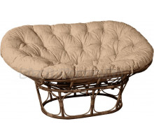 Садовое кресло BiGarden Mamasan какао, подушка бежевая