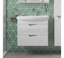 Тумба с раковиной SanStar Линни 70 подвесная, белая