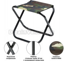 Садовый стул Green Glade РС210 34x24, камуфляж