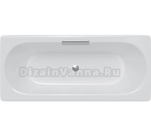 Чугунная ванна Jacob Delafon Volute VNSP-675497 180x80 см, встраиваемая, белая, на ножках, со сливом-переливом