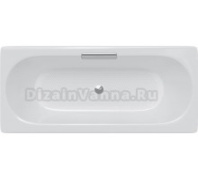 Чугунная ванна Jacob Delafon Volute VNSP-675540 170x80 см, встраиваемая, белая, на ножках, со сливом-переливом