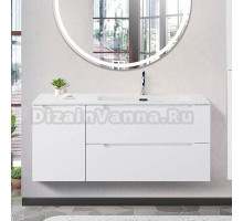 Тумба под раковину без столешницы BelBagno Etna 120 R 2 ящика, дверца, bianco lucido