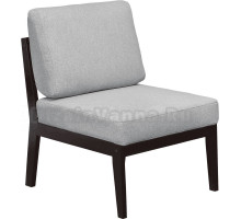 Садовый стул Мебелик Массив 007548 серый, венге