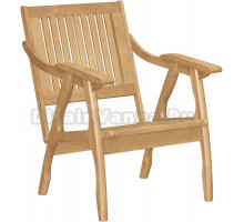 Садовый стул Мебелик Массив 007762 бук