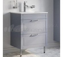 Тумба под раковину без столешницы IDDIS Oxford 60 напольная, светло-серая, под раковину 0136000i28