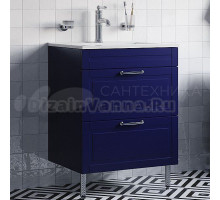 Тумба под раковину без столешницы IDDIS Oxford 60 напольная, синяя, под раковину 0136000i28