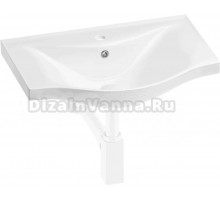 Раковина подвесная Wellsee Bisou 201001585 50 глянцевый белый, матовый белый, прямоугольная, фаянс