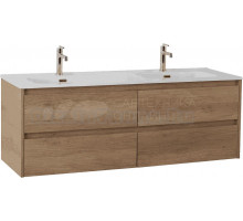 Тумба под раковину без столешницы BelBagno Kraft 140 4 ящика, для двоих, rovere nebrasca nature