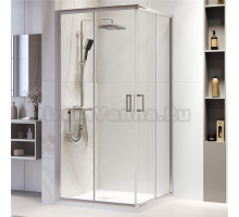 Душевой уголок RGW Passage PA-39 100х100 см, профиль хром, стекло прозрачное