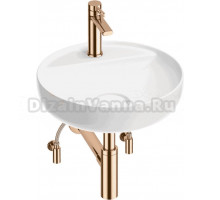 Комплект 5 в 1 Wellsee Chalice Perfection 201004339 глянцевый белый, розовое золото