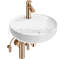 Комплект 5 в 1 Wellsee Chalice Perfection 201004344 глянцевый белый, розовое золото