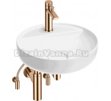 Комплект 5 в 1 Wellsee Chalice Perfection 201004349 глянцевый белый, розовое золото