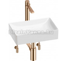 Комплект 4 в 1 Wellsee Pure BY Wellsee 201004354 глянцевый белый, розовое золото