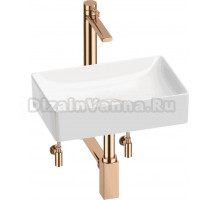 Комплект 4 в 1 Wellsee Pure BY Wellsee 201004359 глянцевый белый, розовое золото