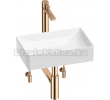 Комплект 4 в 1 Wellsee Pure BY Wellsee 201004369 глянцевый белый, розовое золото