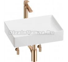 Комплект 4 в 1 Wellsee Pure BY Wellsee 201004379 глянцевый белый, розовое золото