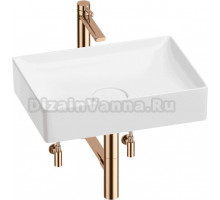 Комплект 5 в 1 Wellsee Pure BY Wellsee 201004404 глянцевый белый, розовое золото