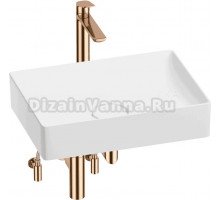 Комплект 5 в 1 Wellsee Pure BY Wellsee 201004419 глянцевый белый, розовое золото