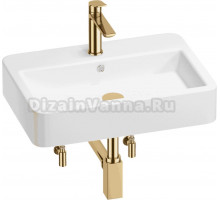 Комплект 5 в 1 Wellsee Halcyon 201004488 глянцевый белый, золото