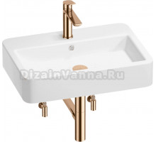 Комплект 5 в 1 Wellsee Halcyon 201004499 глянцевый белый, розовое золото