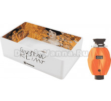 Комплект Мойка Omoikiri Mikura 76-Klimt, white + Измельчитель Nagare 500