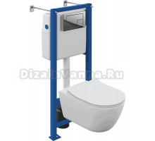 Комплект 5 в 1 Cersanit 64576 с сиденьем микролифт