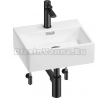 Комплект 5 в 1 Wellsee Graceful Pro 201004532 глянцевый белый, матовый черный