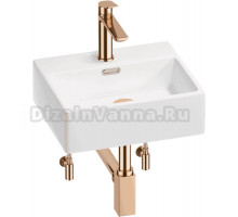 Комплект 5 в 1 Wellsee Graceful Pro 201004539 глянцевый белый, розовое золото