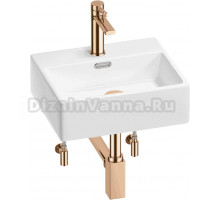 Комплект 5 в 1 Wellsee Graceful Pro 201004544 глянцевый белый, розовое золото