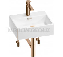 Комплект 5 в 1 Wellsee Graceful Pro 201004549 глянцевый белый, розовое золото