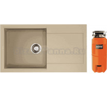 Комплект Мойка Omoikiri Sakaime 78-СH, шампань + Измельчитель Nagare slim 900