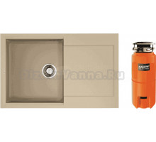 Комплект Мойка Omoikiri Sakaime 79-СH, шампань + Измельчитель Nagare slim 500