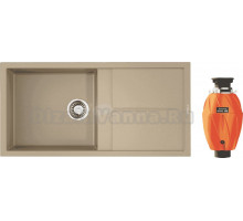 Комплект Мойка Omoikiri Sumi 100, шампань + Измельчитель Nagare 1000